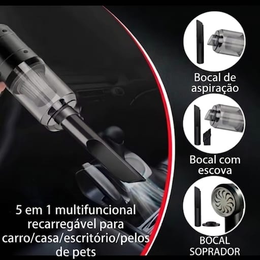 Aspirador Portátil KOC Clean™ - 31% OFF | Limpeza Rápida Para Carro e Casa